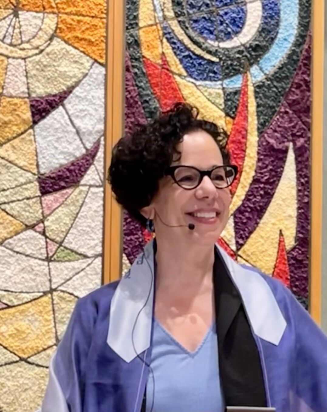 Rabbi Sabath on the Pulpit – Rabbi Rachel Sabath Beit-Halachmi, Ph.D.